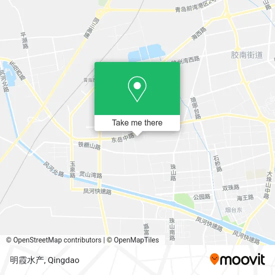 明霞水产 map