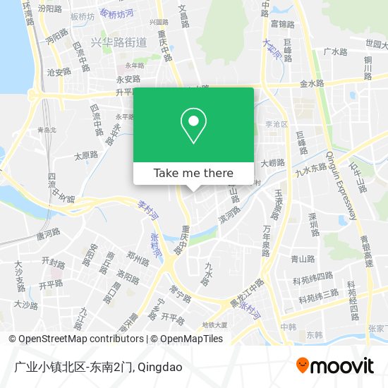广业小镇北区-东南2门 map