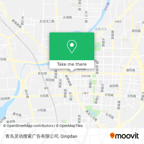 青岛灵动搜索广告有限公司 map