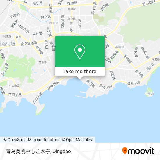 青岛奥帆中心艺术亭 map