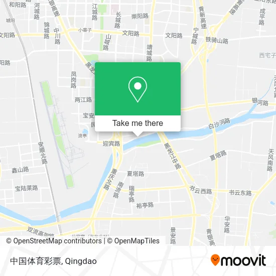中国体育彩票 map