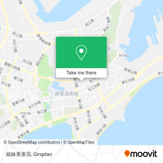 姐妹美发店 map