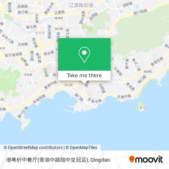 潮粤轩中餐厅(香港中路颐中皇冠店) map