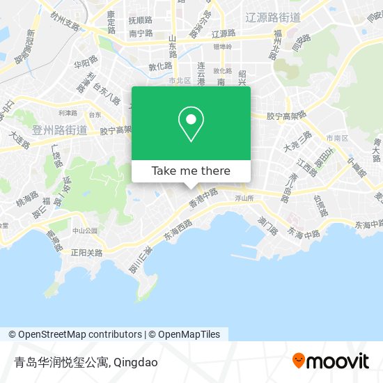 青岛华润悦玺公寓 map