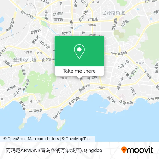 阿玛尼ARMANI(青岛华润万象城店) map