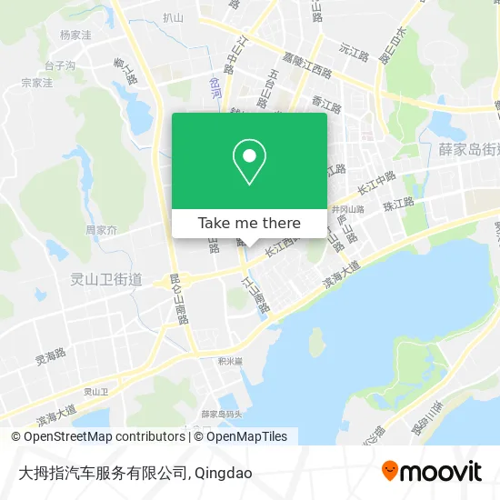 大拇指汽车服务有限公司 map