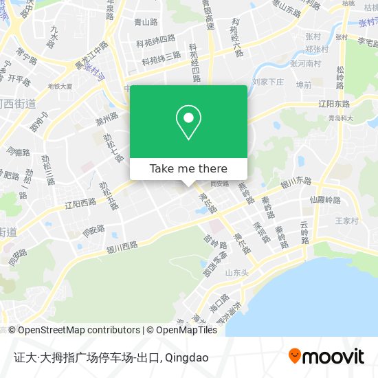 证大·大拇指广场停车场-出口 map