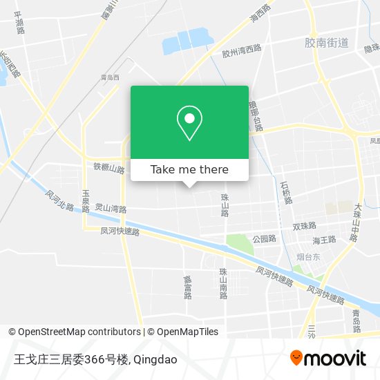 王戈庄三居委366号楼 map