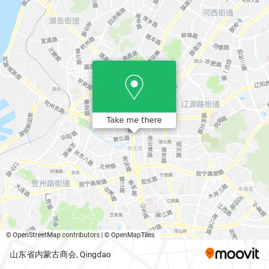 山东省内蒙古商会 map