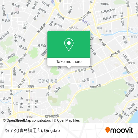 饿了么(青岛福辽店) map