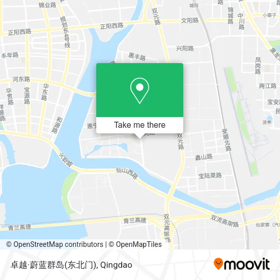 卓越·蔚蓝群岛(东北门) map