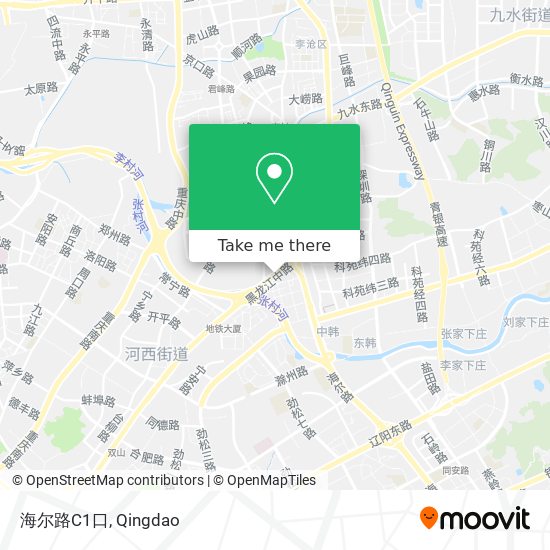 海尔路C1口 map