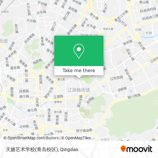 天籁艺术学校(青岛校区) map