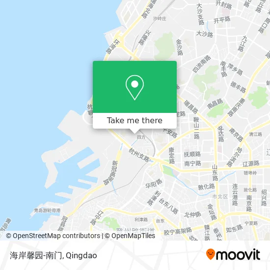 海岸馨园-南门 map
