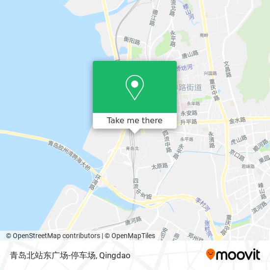 青岛北站东广场-停车场 map