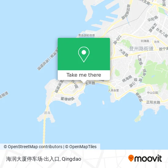 海润大厦停车场-出入口 map