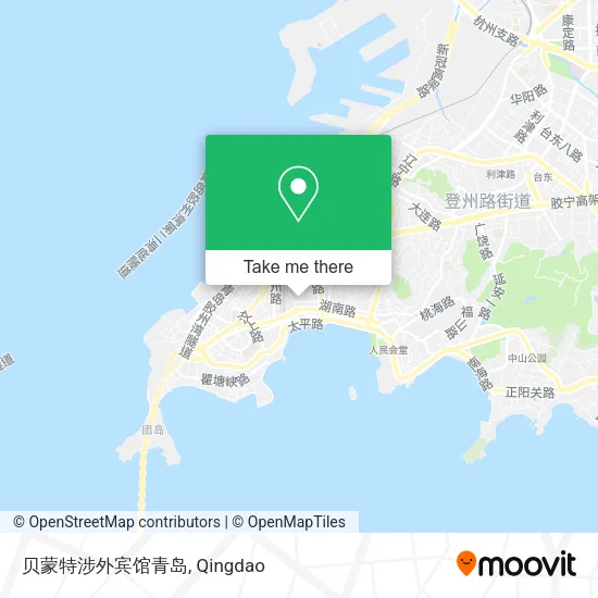 贝蒙特涉外宾馆青岛 map