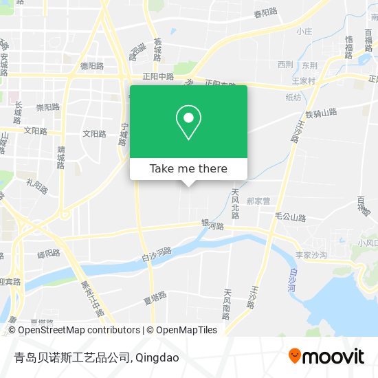 青岛贝诺斯工艺品公司 map