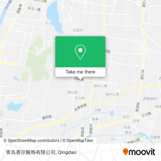 青岛赛尔服饰有限公司 map