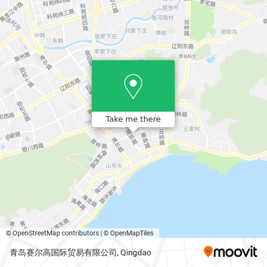 青岛赛尔高国际贸易有限公司 map