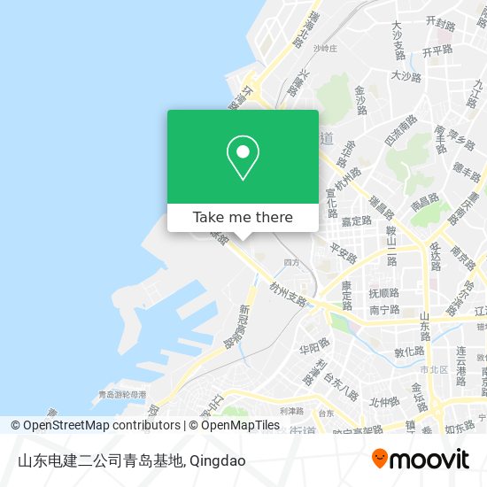 山东电建二公司青岛基地 map
