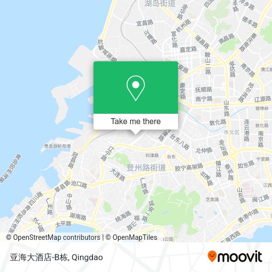亚海大酒店-B栋 map