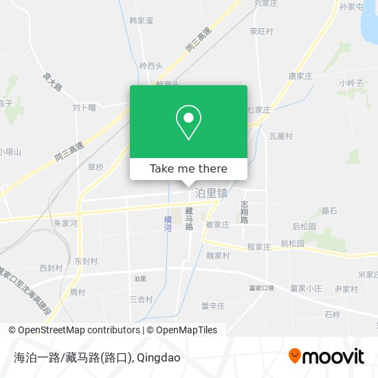 海泊一路/藏马路(路口) map