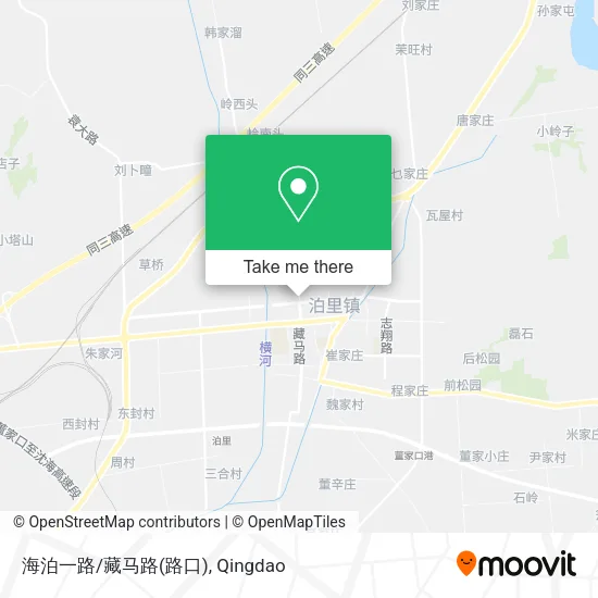 海泊一路/藏马路(路口) map
