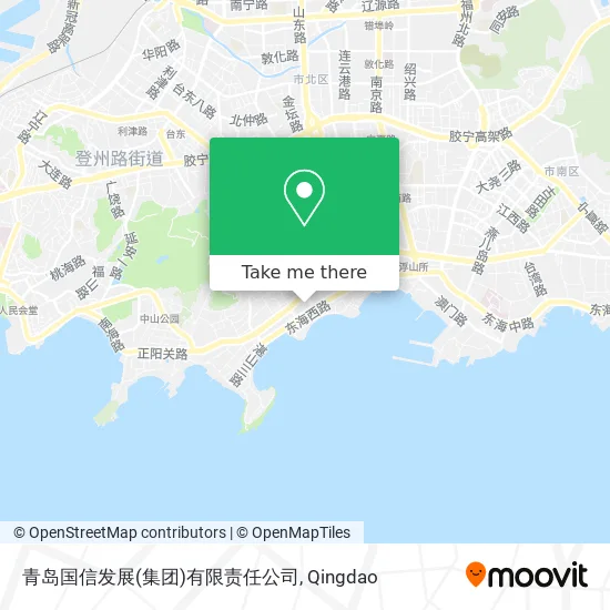 青岛国信发展(集团)有限责任公司 map