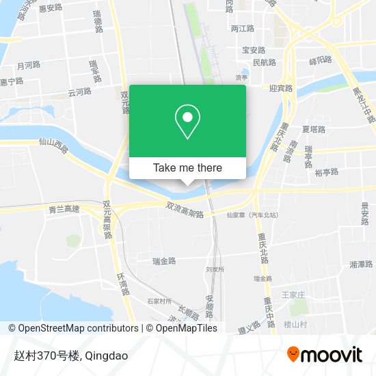 赵村370号楼 map