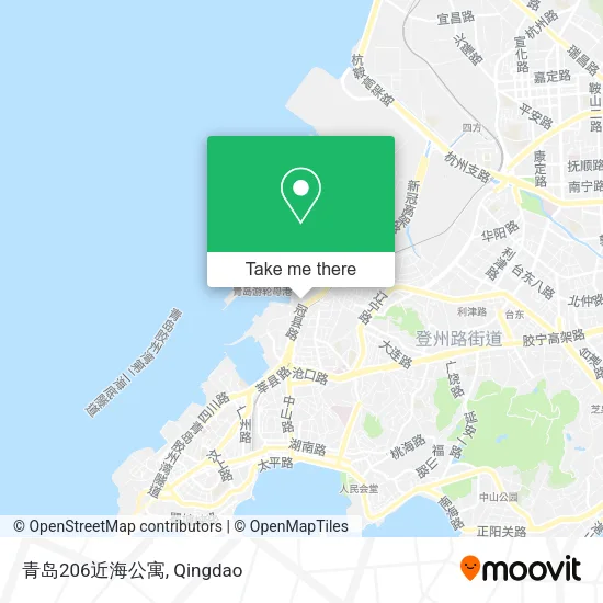 青岛206近海公寓 map
