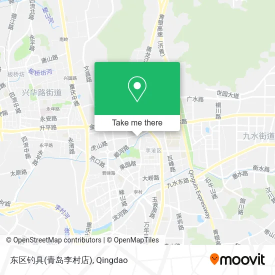 东区钓具(青岛李村店) map