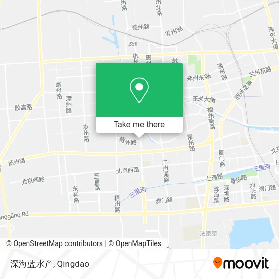 深海蓝水产 map