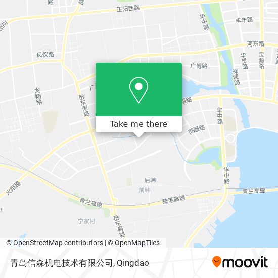 青岛信森机电技术有限公司 map