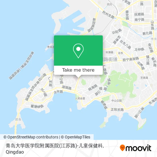 青岛大学医学院附属医院(江苏路)-儿童保健科 map