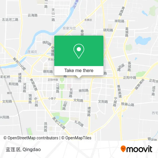 蓝莲居 map