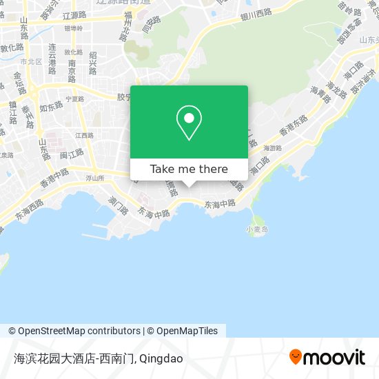 海滨花园大酒店-西南门 map