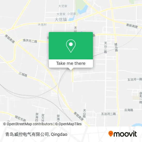青岛威控电气有限公司 map