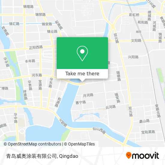 青岛威奥涂装有限公司 map