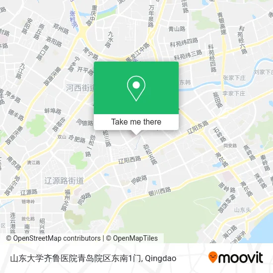 山东大学齐鲁医院青岛院区东南1门 map