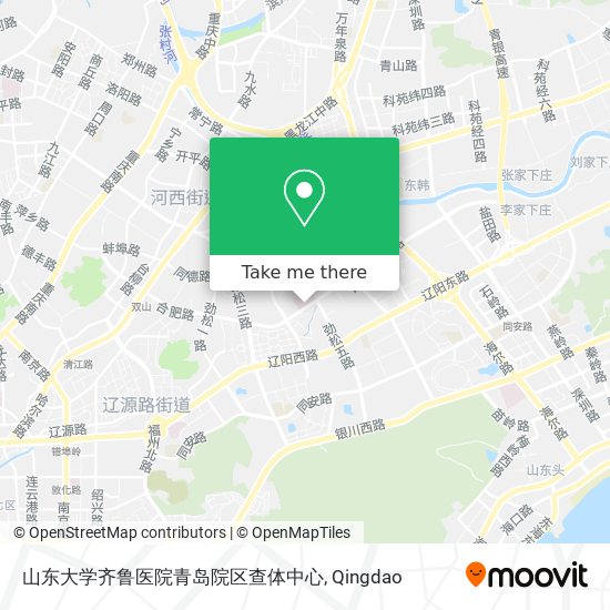 山东大学齐鲁医院青岛院区查体中心 map