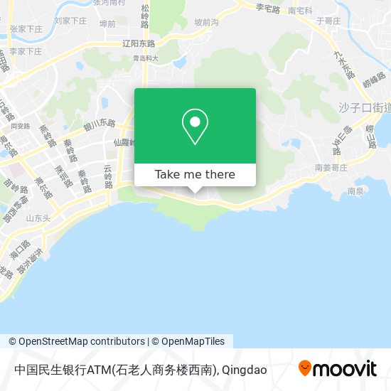 中国民生银行ATM(石老人商务楼西南) map