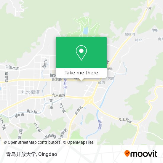 青岛开放大学 map
