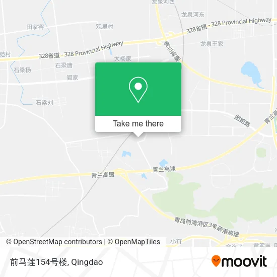 前马莲154号楼 map