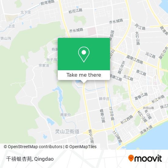 千禧银杏苑 map