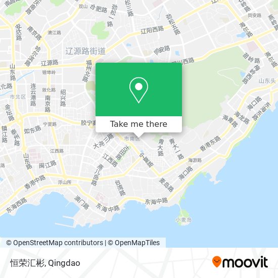 恒荣汇彬 map