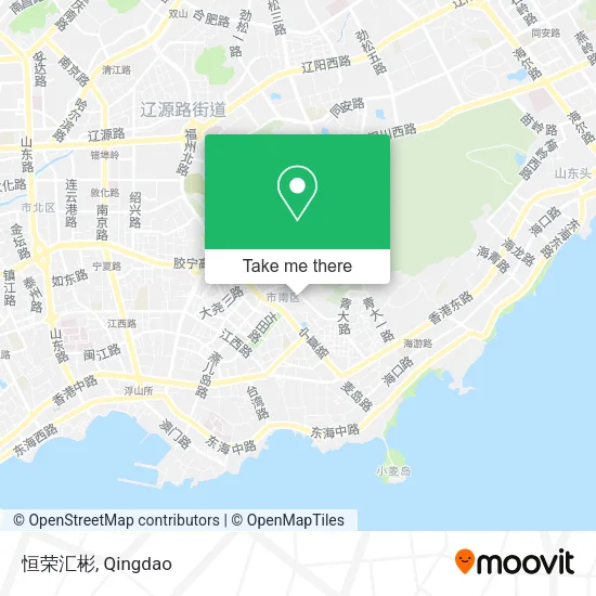 恒荣汇彬 map