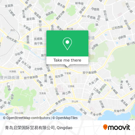 青岛启荣国际贸易有限公司 map