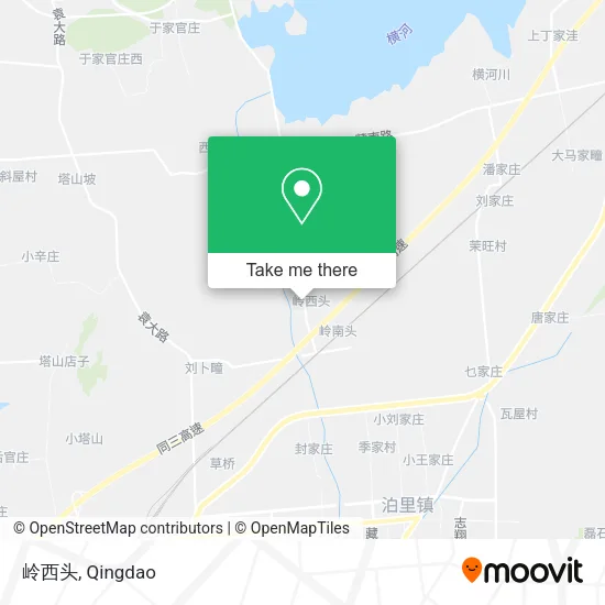 岭西头 map