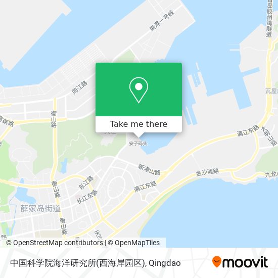 中国科学院海洋研究所(西海岸园区) map